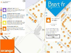 Plus de 82% des foyers et entreprises sur Brest raccordables à la fibre optique Orange