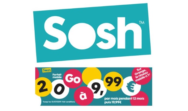 Forfait mobile : 20 Go, 50 Go... double dose de promo chez Sosh