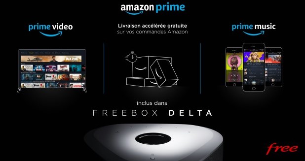Freebox Delta : Amazon Prime désormais inclus dans l'offre