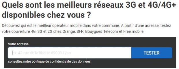 Nouveau sur Ariase : testez votre adresse pour trouver le meilleur réseau mobile chez vous