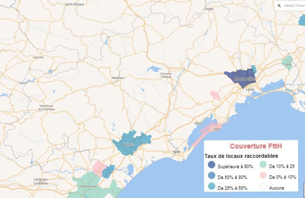 Hérault : la fibre dans tous les foyers en 2022