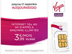 Journées XD Virgin Mobile : 2ème réduction pour des forfaits à 3,99€ par mois