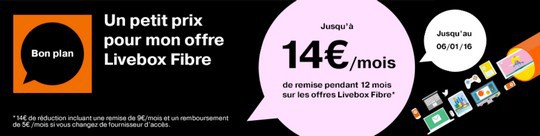 La fibre d'Orange à partir de 22.99€ par mois