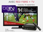 BeIN Sports à 1€ avec l'offre Red Fibre de SFR