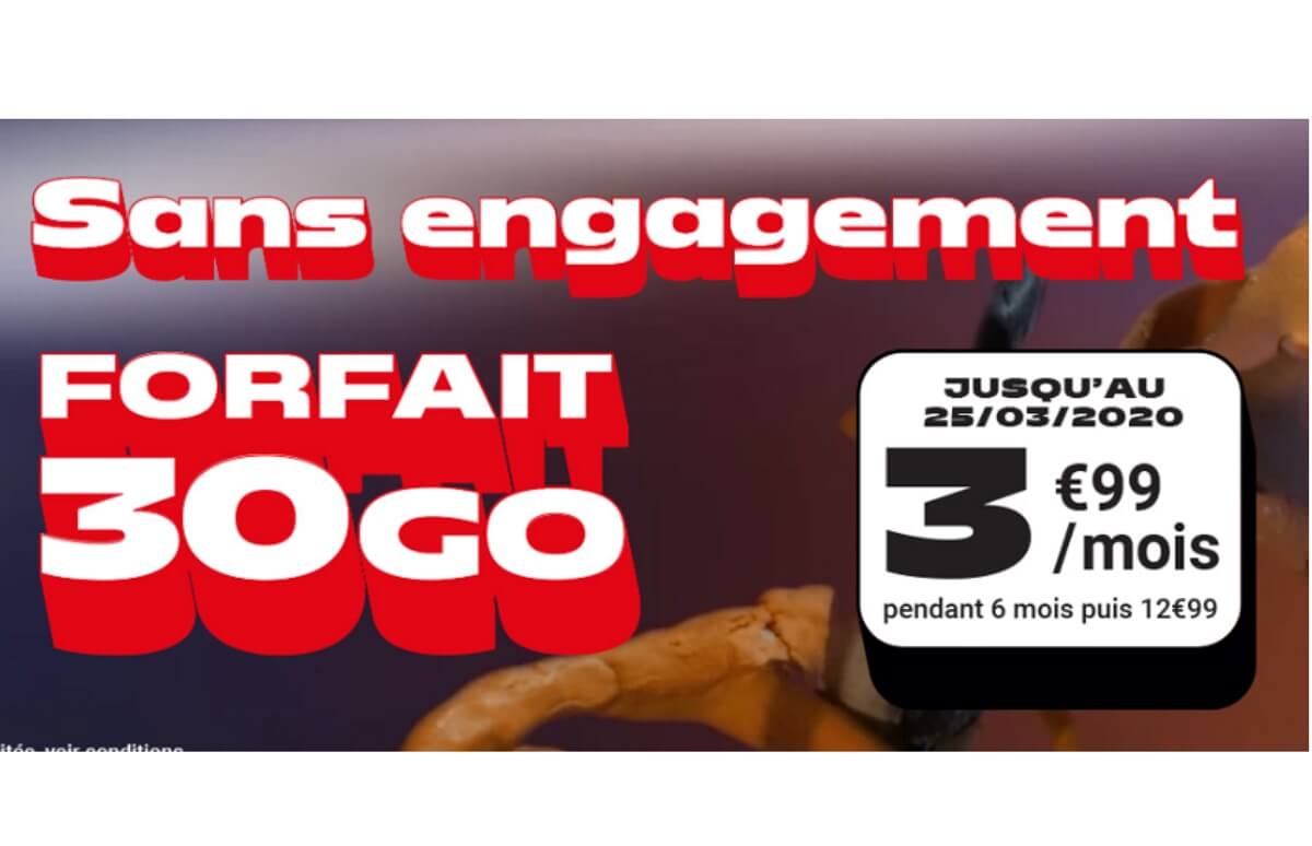 Forfait en promo : dès 3,99€ pour 30 Go, le top des bons plans du moment