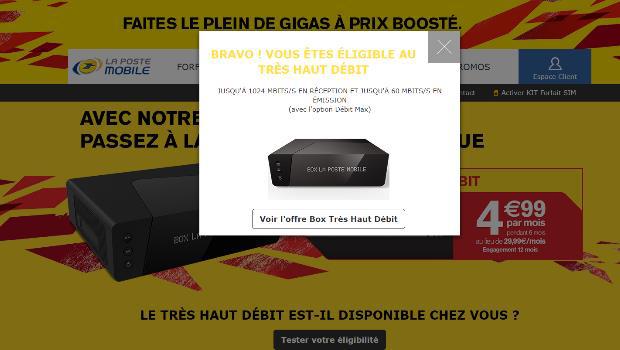 Box TV Plus La Poste Mobile, toujours plus de promotions et le débit doublé à 200 Mbit/s !