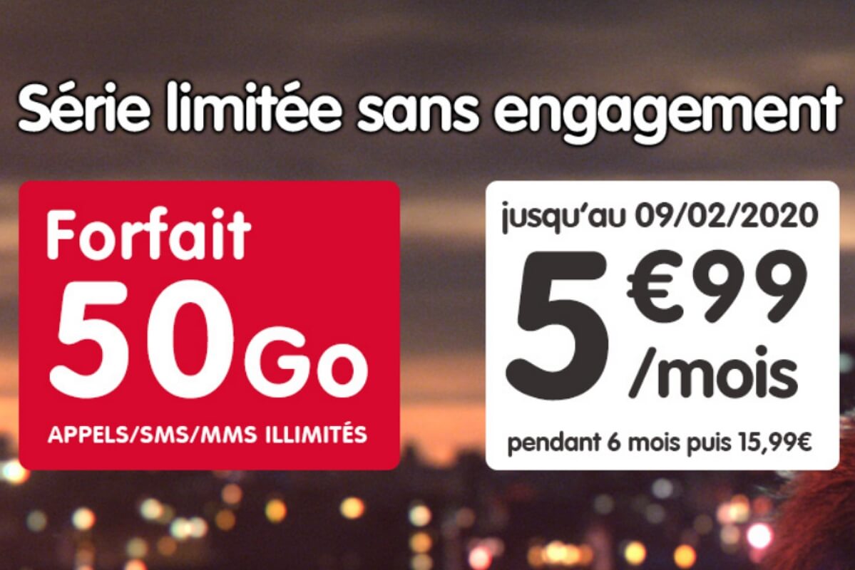 50 Go pour 6€/mois : le forfait en promo NRJ Mobile, un bon plan ?