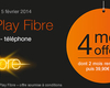 4 mois offerts sur la Livebox Play Fibre