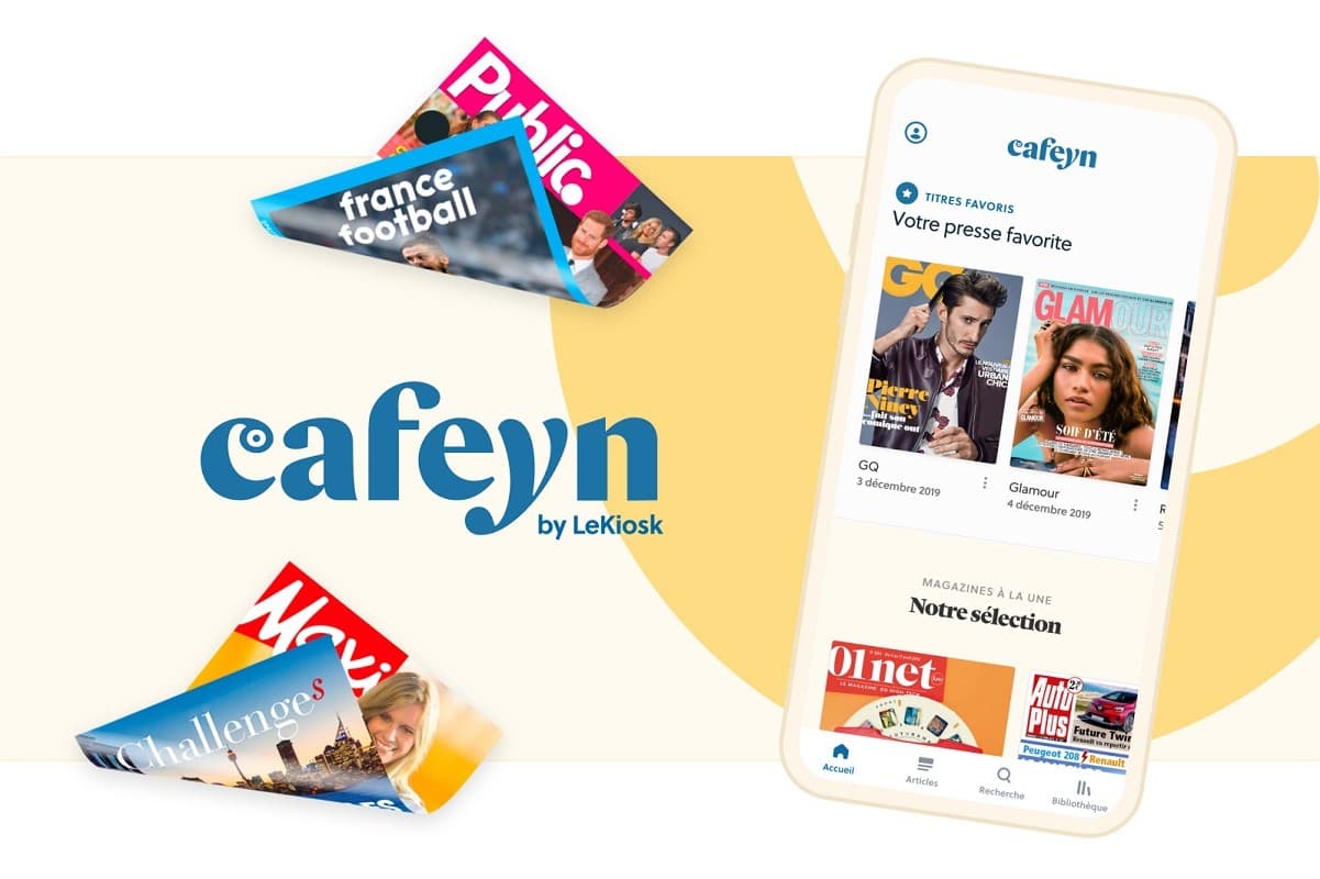 Le bouquet presse Cafeyn offert pendant un mois