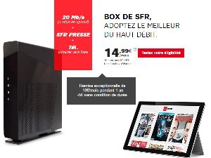 SFR baisse le prix à vie de son offre box internet + téléphonie à moins de 15 euros