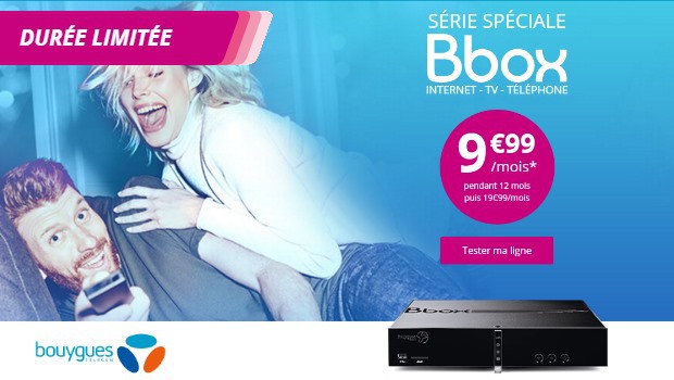 Forfait mobile B&You 50Go Série Spéciale à 9,99€/mois pendant 12 mois