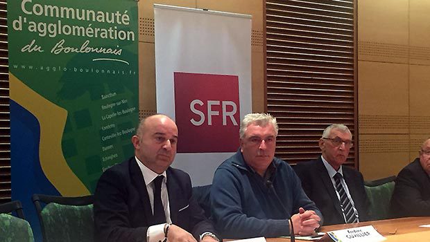 Premier Noeud de Raccordement Optique SFR inauguré à Boulogne-sur-Mer pour la fibre