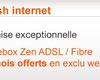 2 mois gratuits sur les offres Livebox zen