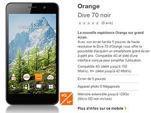 4 nouveaux smartphones 4G lancés par Orange pour l'automne !