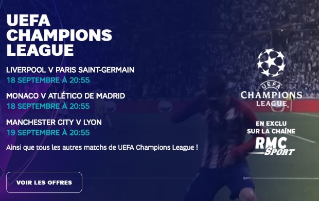 Ligue des Champions : sur quelle chaîne RMC Sport regarder PSG-Belgrade ?