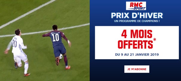 RMC Sport en promo pour les soldes : 4 mois offerts, une semaine pour en profiter