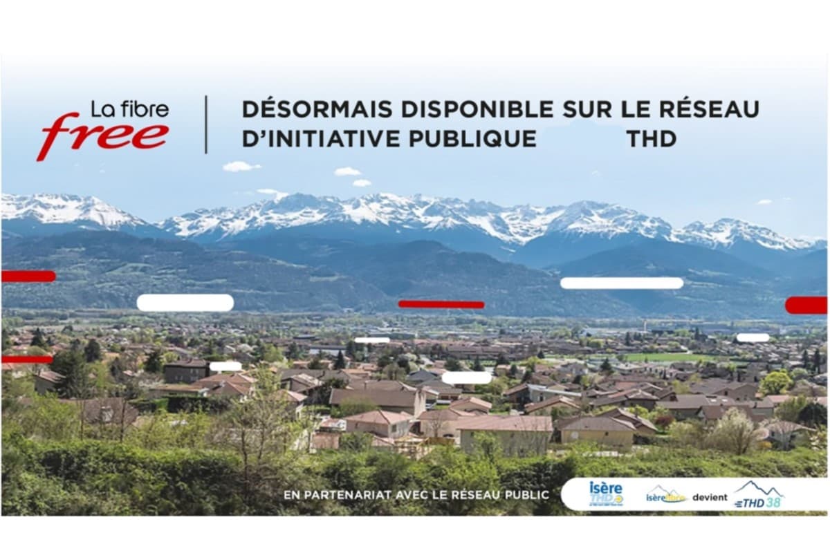 Arrivée de la fibre Free sur le RIP isère THD