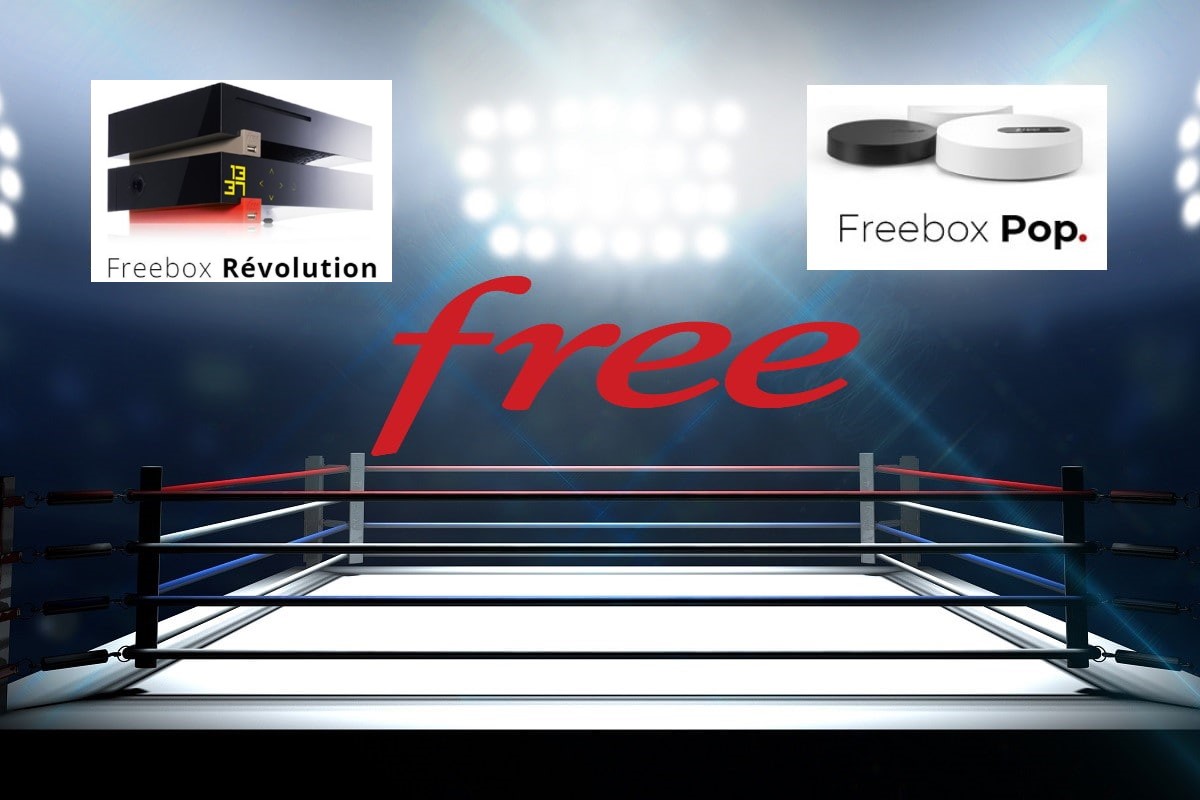 Free : le match Freebox Révolution vs Freebox Pop