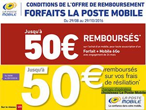 La Poste Mobile : 50% de réduction pendant 6 mois sur un 2ème forfait et au-delà !