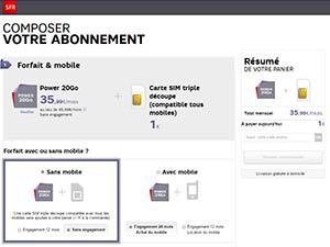 Promotions chez SFR mobile : -10€ à -15€ pendant un an sur tous les forfaits 1Go et plus