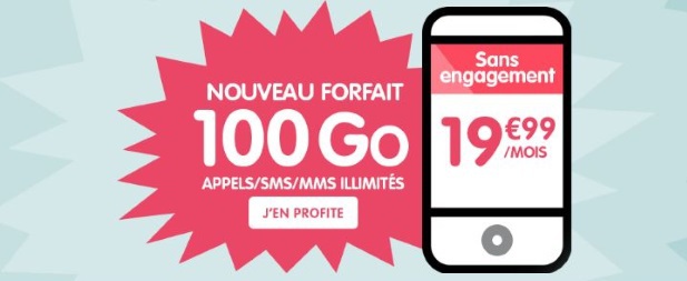 NRJ Mobile lance son forfait 100 Go à 20€ face à RED, SFR et Free