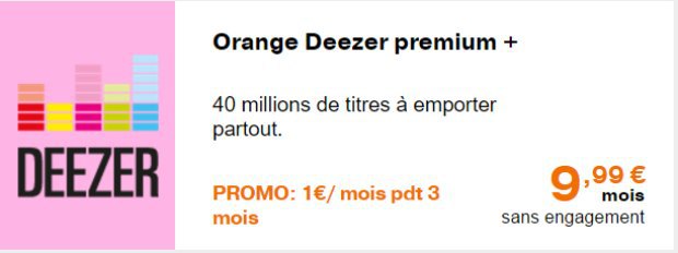 Musique illimitée : bons plans sur les forfaits Orange, Sosh, SFR et La Poste Mobile