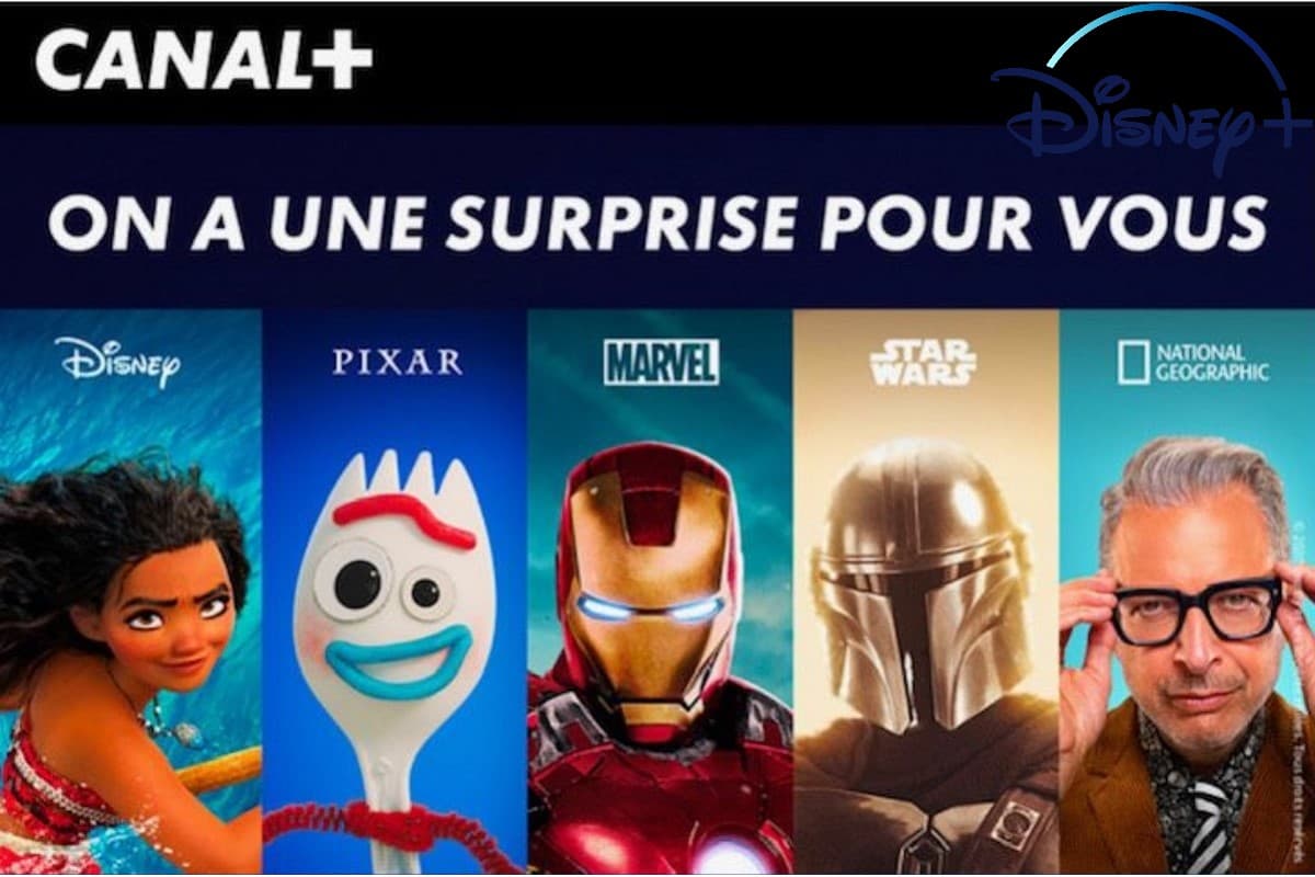 Disney+ inclus gratuitement dans l'offre Canal+ avec le pack Ciné Séries