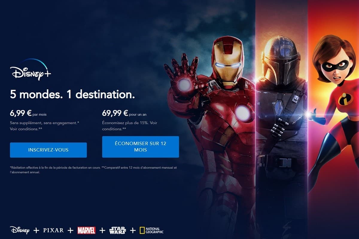 Disney+ : fin des 7 jours d'essai gratuit