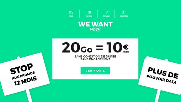 20Go à 10 euros : la toute nouvelle série limitée de RED by SFR