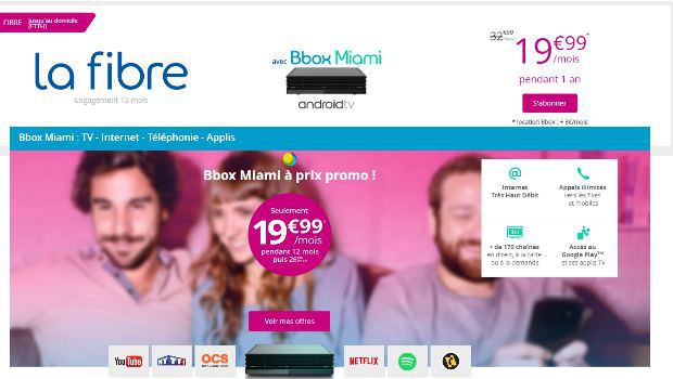 10 000 foyers sur Vaison-la-Romaine, Apt et Valréas, éligibles aux offres fibre Bbox Miami