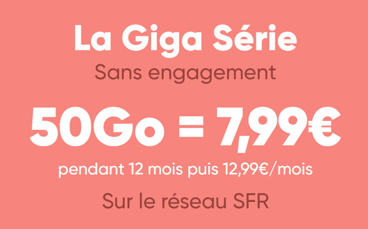 De 50 à 200 Go dès 7,99€/mois : c'est le meilleur forfait du moment et il disparaît dans deux jours