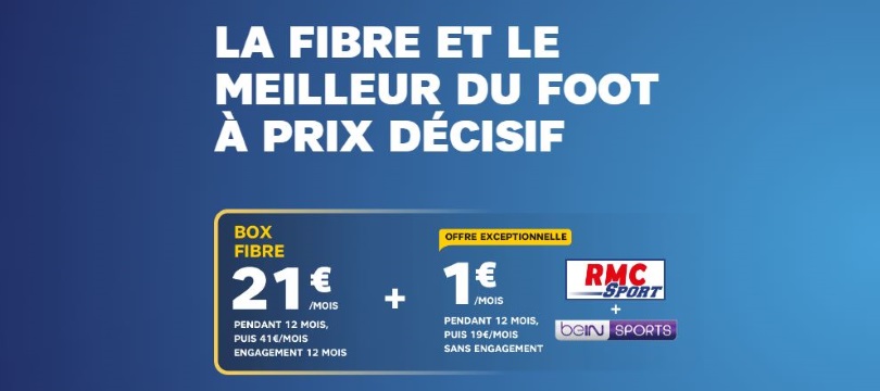 Box Internet à 10 euros/mois, RMC Sport + BeIN à 1 euro : SFR prolonge ses bons plans