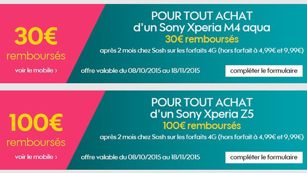 Sosh fête ses 4 ans avec 50 Mo et la 4G offerte sur ses 2 forfaits les moins chers