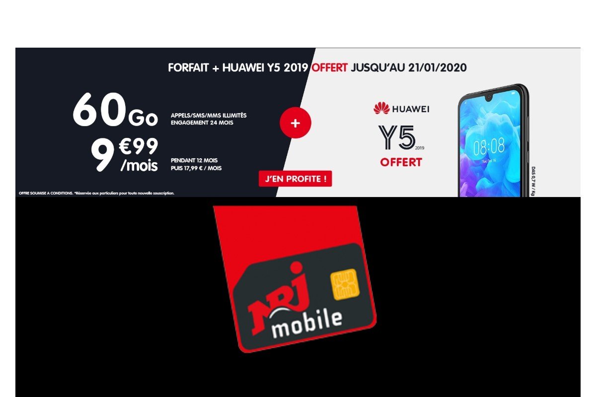 Le forfait 60 Go à 10€/mois avec téléphone offert : que vaut la nouvelle promo NRJ Mobile ?