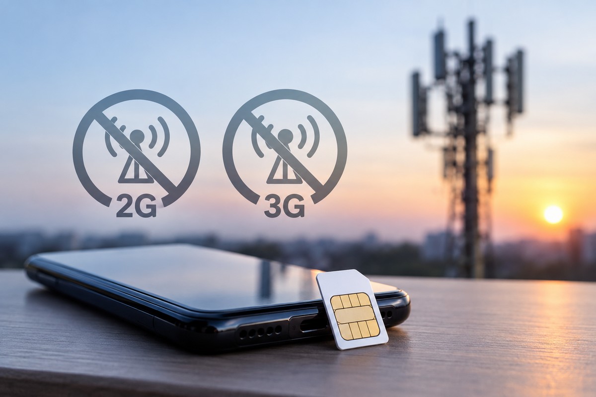 Les réseaux 2G et 3G seront progressivement coupés en France
