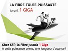 Une nouvelle offre Fibre de SFR à 39.99€