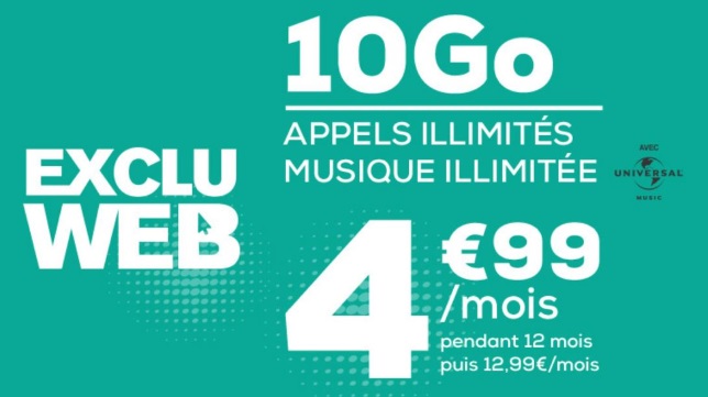 Forfait pas cher : record de gigas pour 5 euros/mois chez La Poste Mobile