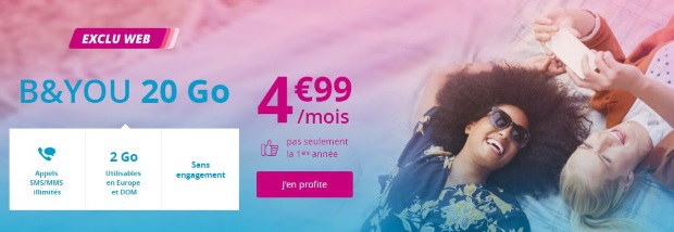 Quel est le meilleur forfait 20Go à 5€/mois : Bouygues, RED ou Sosh