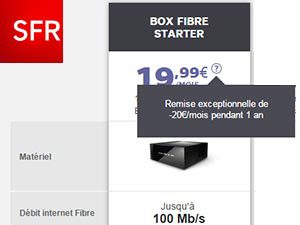 3 nouvelles offres exclusives internet de la gamme Starter chez SFR en Fibre, ADSL et VDSL