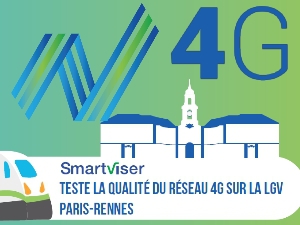 Test de la 4G sur la LGV Rennes-Paris par Smartviser : Orange à 89% de couverture