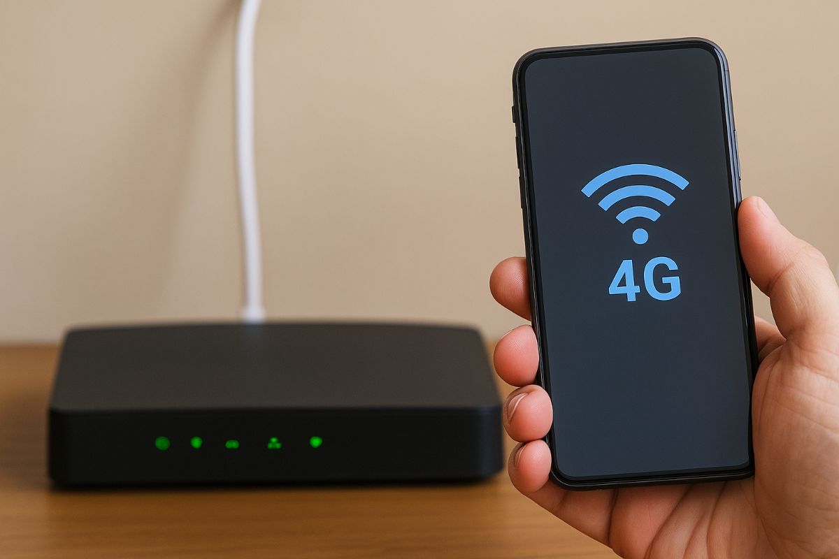 J'ai arrêté le partage de connexion.