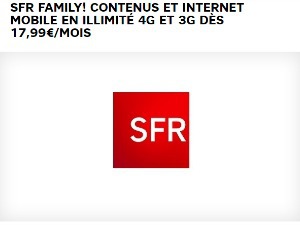 SFR réplique à Free en intégrant l'Internet mobile illimité sur ses offres Family !