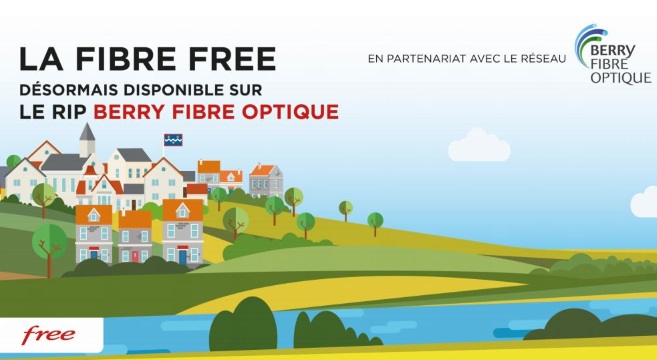 Les offres fibre Free dès aujourd'hui sur le réseau public Berry fibre (Cher et Indre)
