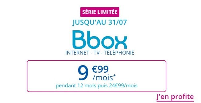 Box Internet Bouygues à 10€/mois, Netflix offert... Tous les bons plans Bbox de la rentrée