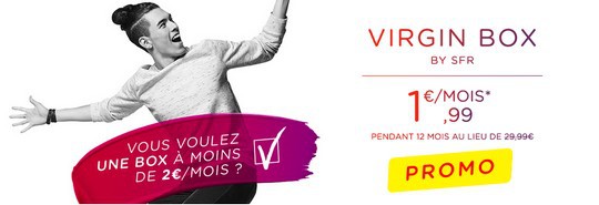 [Vente flash] La Virgin Box est à seulement 1.99€/mois pendant un an