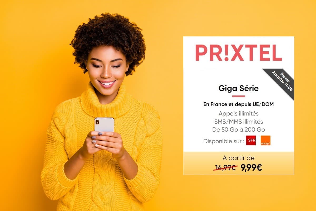 Giga Série Prixtel : sans doute le meilleur forfait mobile du moment