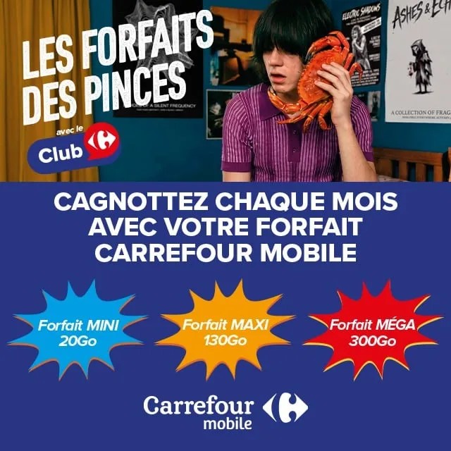 Cagnotte mensuelle avec le Club carrefour