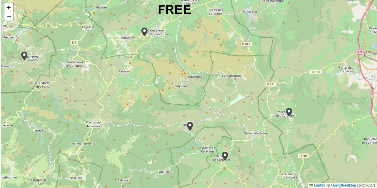 Antennes Free en panne dans l'Aude