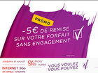 Les promotions Virgin Mobile à -5 euros pour les vacances