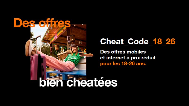 Cheat Code 18-26 d'Orange